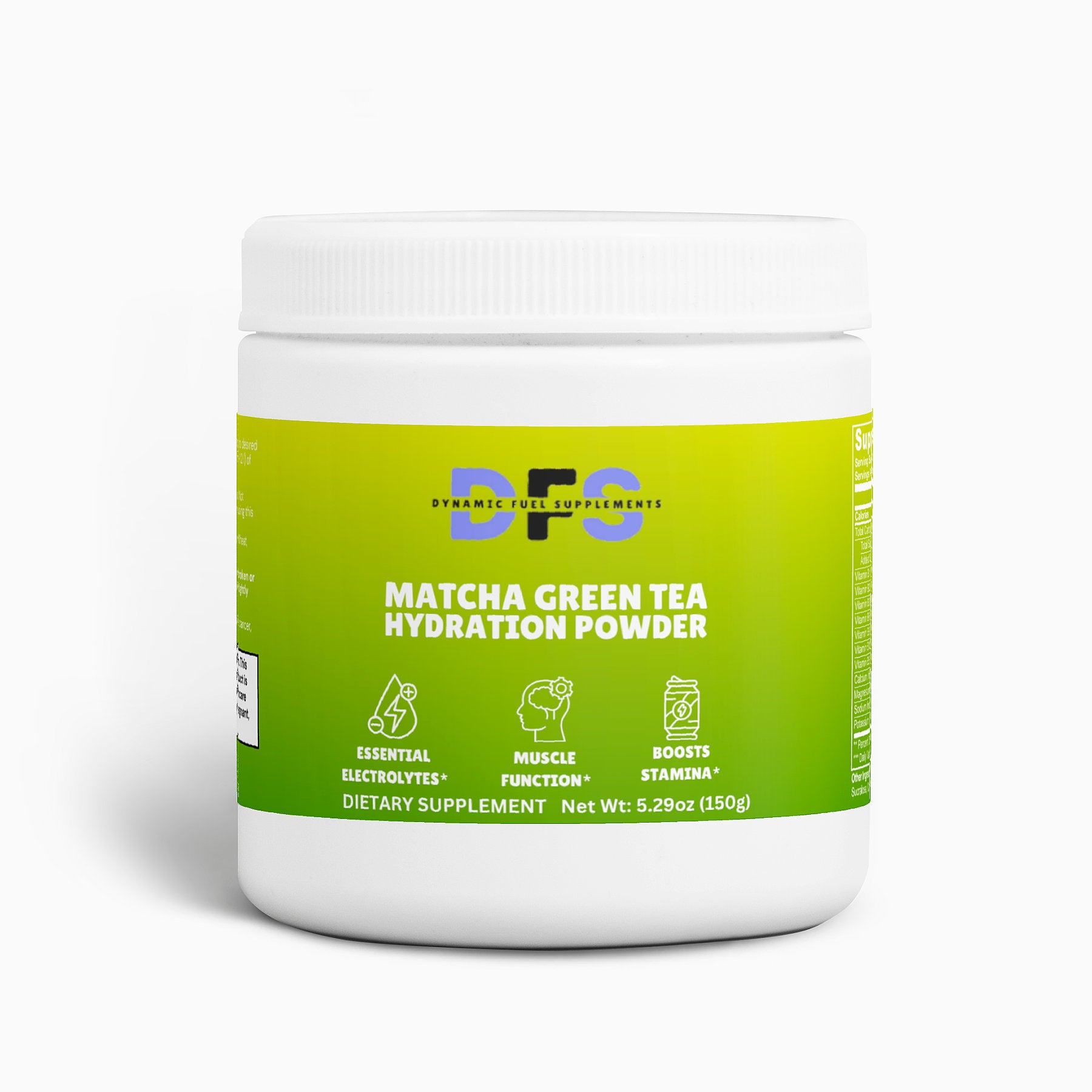 Hydration Powder Matcha Green Tea